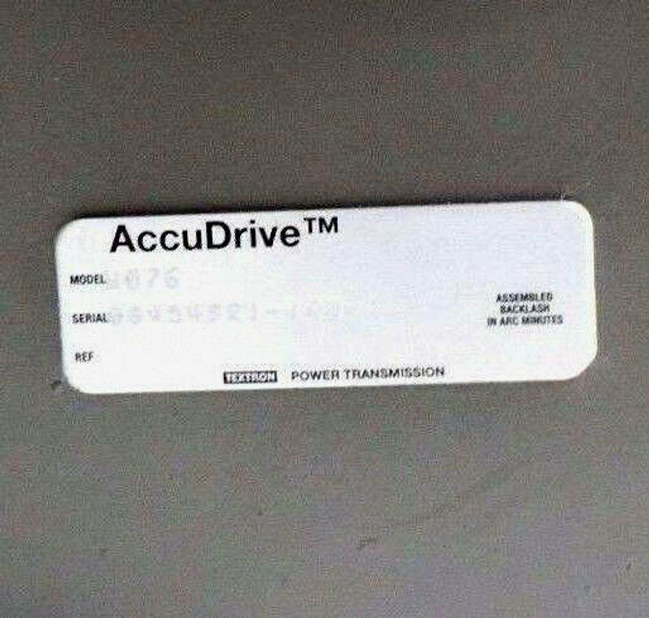 Used NEW ACCUDRIVE W076 SERIES W PRECISION SERVO GEARHEAD 20:1, W0760020SKHS06GLQERZ