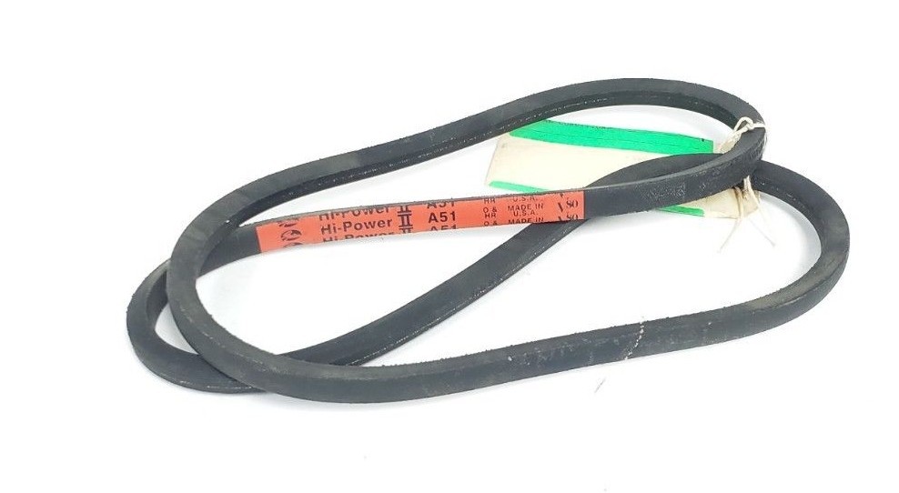 Used NEW GATES A51 HIGH-POWER II BELT 1/2X5/16X53INCH