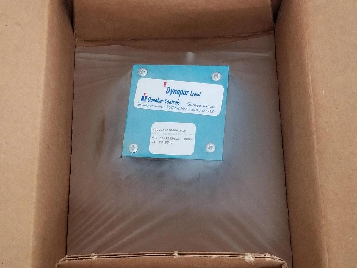NIB DANAHER DYNAPAR 2106001010 ENCODER 3/8 SFT, SGL END, W/O P/U, MS CON