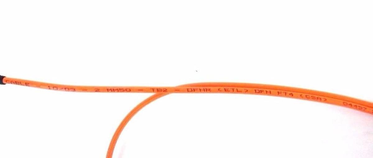 Used LOT OF 3 NEW CORNING OPTICAL CABLES 10/03 2 MM50 TB2 DFNR DFN FT4