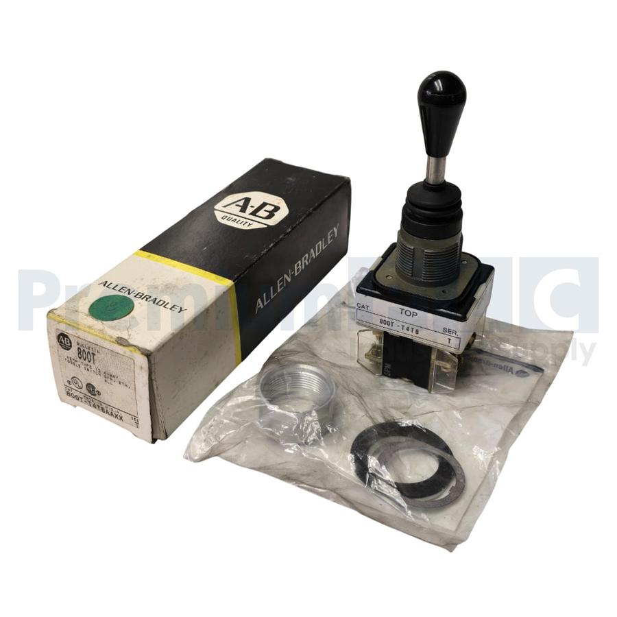 Used ALLEN BRADLEY 800T-T4T8AAXX /T NEMA TYPE 13 / 4-WAY TOGGLE SWITCH NSMP