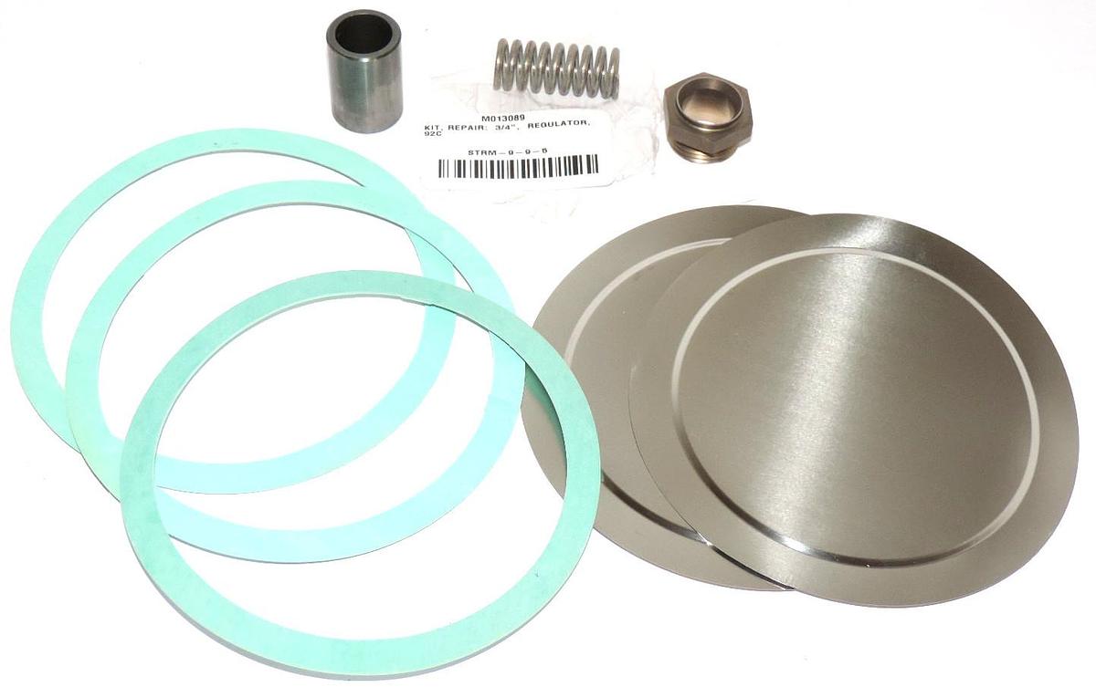 Used NEW MPW EMERSON PROCESS M013089, 3/4" 92C REGULATOR REPAIR KIT, STRM-9-9-5