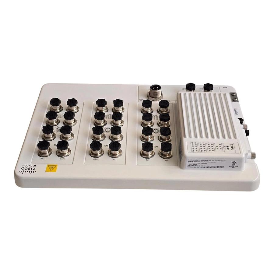 Cisco Catalyst IE3400 | IE-3400H-24FT-E Ethernet Switch 24-Port M12 | IP67 NSMP