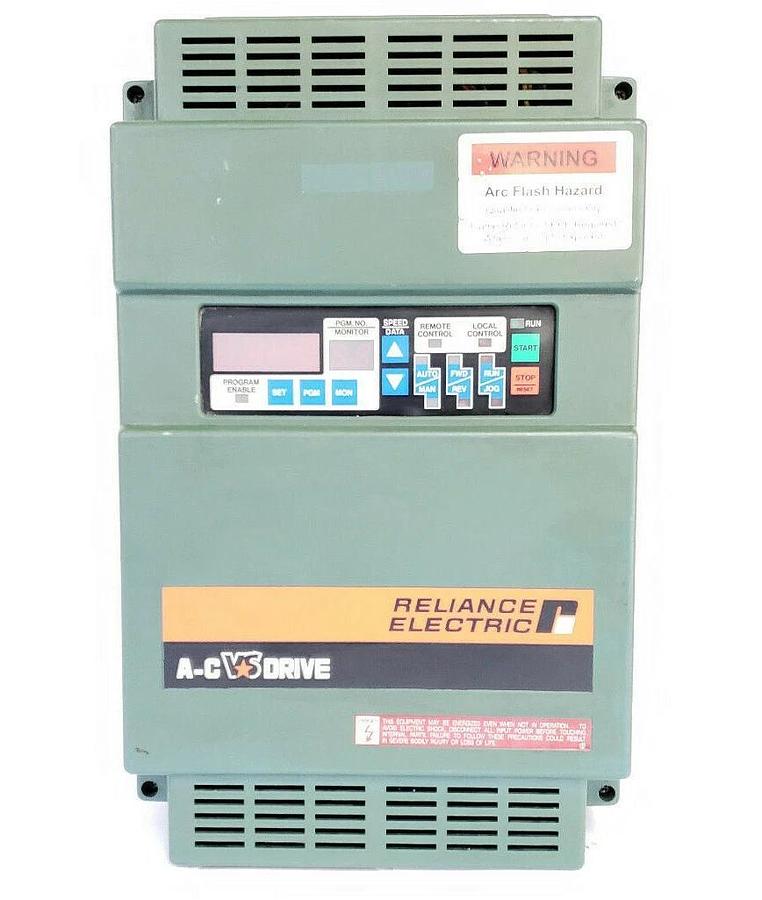 Used RELIANCE ELECTRIC 2GU41001 GP-2000 AC VS DRIVE, 1.7KVA, 1HP, 3 PHASE