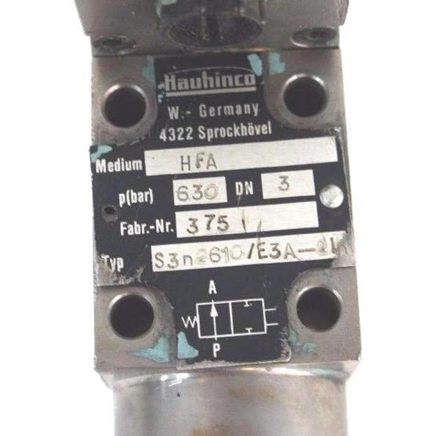 Refurbished REPAIRED HAUHINCO S3N2610/E3A-2IN SOLENOID VALVE MEDIUM HFA, FABR. NR. 375