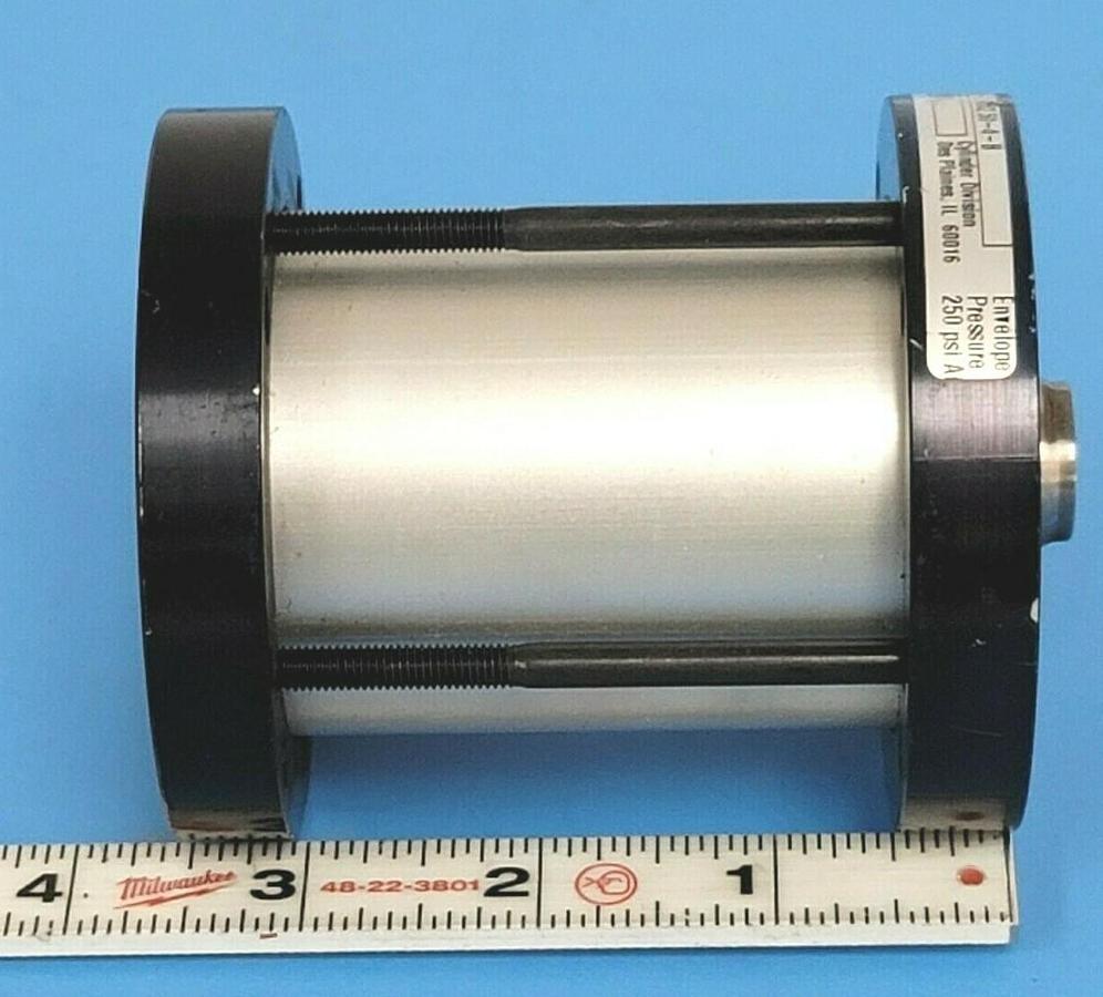 Used LIN-ACT 02.00 ST-2.00X2.50-4-B CYLINDER ENVOLOPE PRESSURE 250PSI AIR
