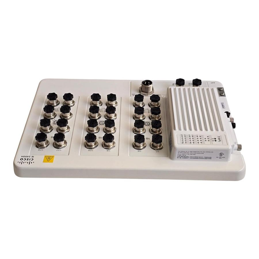 Used Cisco Catalyst IE3400 | IE-3400H-24FT-E Ethernet Switch 24-Port M12 | IP67 NSMP