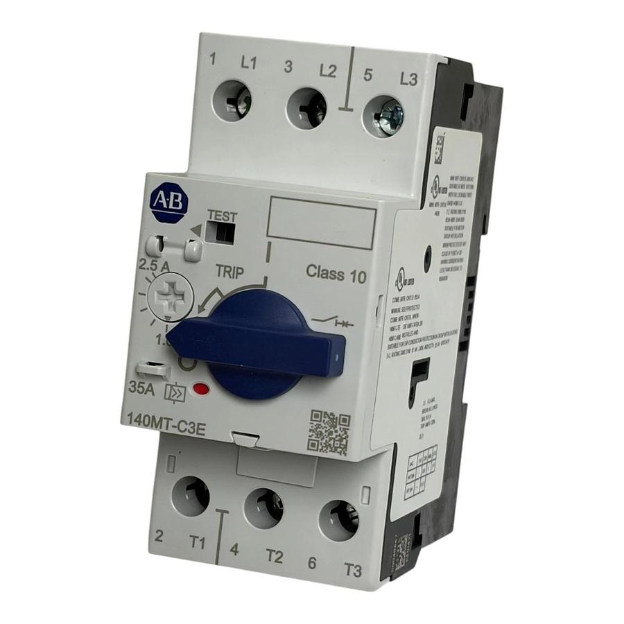 Allen Bradley 140MT-C3E-B25 Motor Protector Circuit Breaker 1.6-2.5A New Surplus