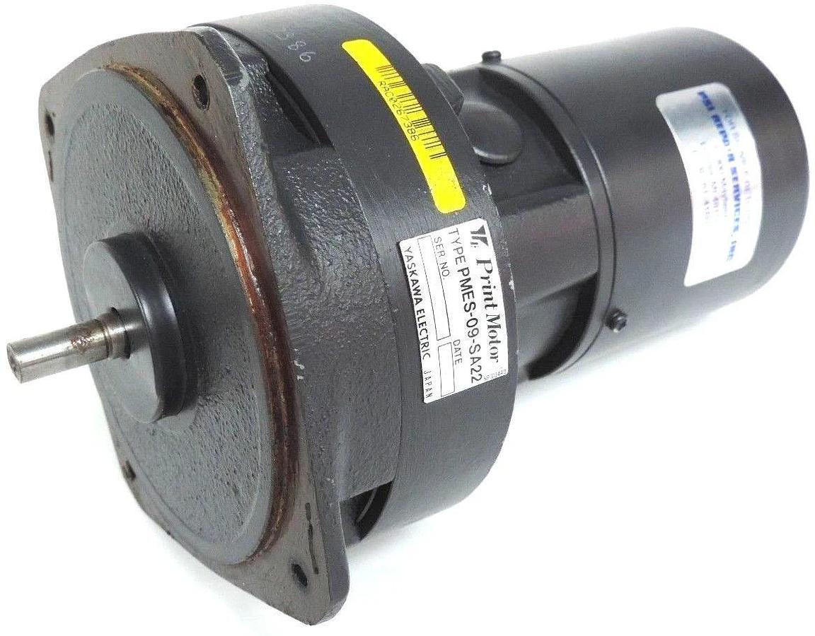 Used YASKAWA PMES-09-SA22 PRINT MOTOR PMES09SA22
