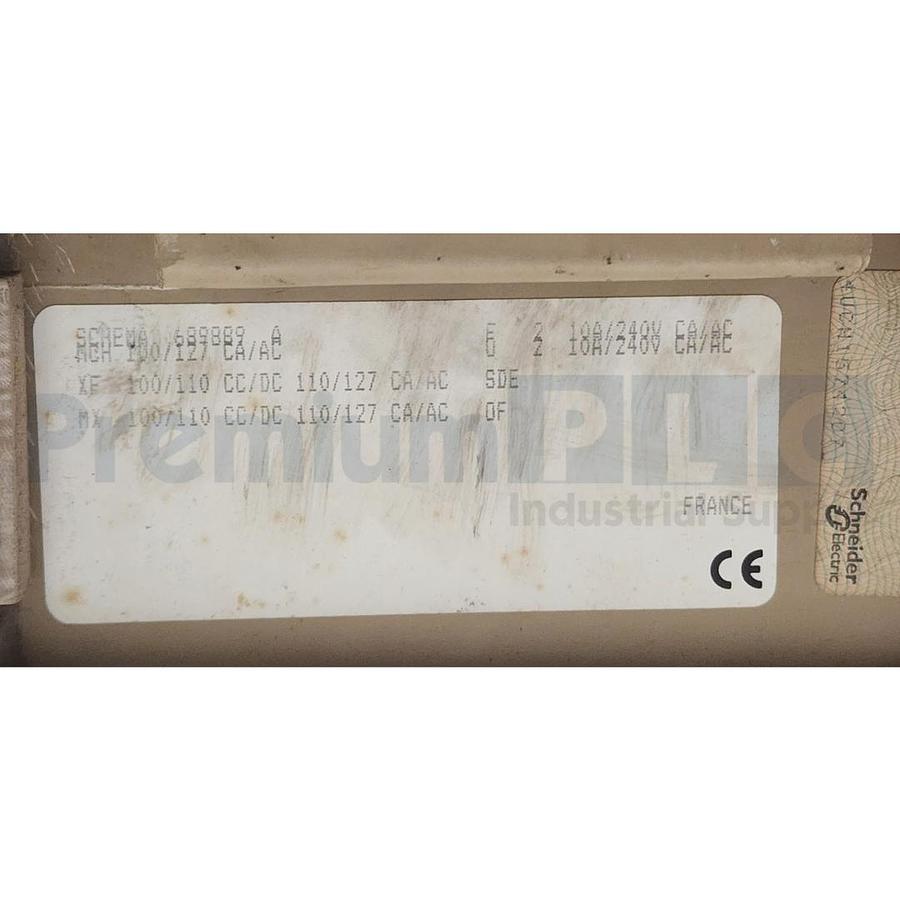Used SQUARE D MP20H1 MASTERPACT CIRCUIT BREAKER 2000A 4P FRAME W/STR18M 1600AMP TRIP