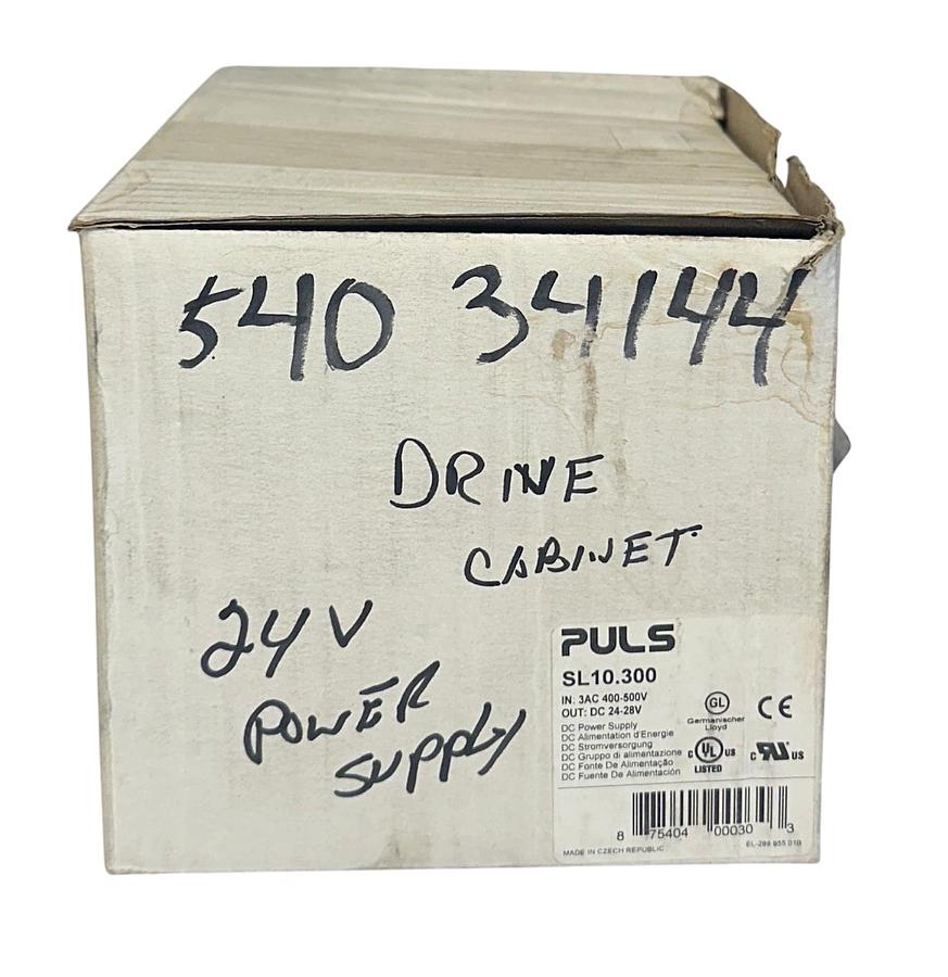 Used PULS SL10.300 / SL10300 POWER SUPPLY SL10 3PH 400-500VAC IN 24-28VDC OUT NSMP