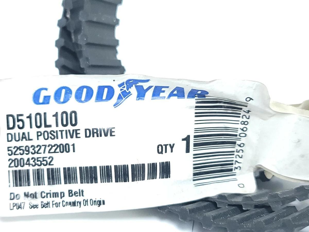 Used NEW GOODYEAR D510L100 TIMING BELT 3/8IN PITCH 1INCH WIDTH 51IN LENGTH