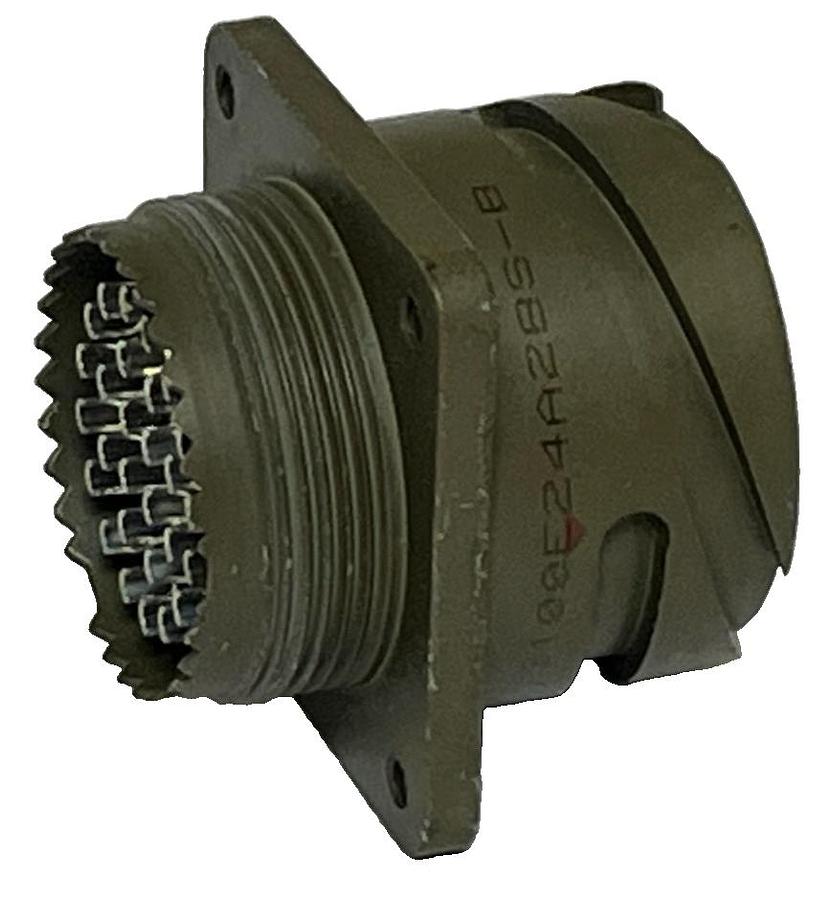 Used ITT Cannon CA3100E24A28SB Circular Connector | 28-Way Socket