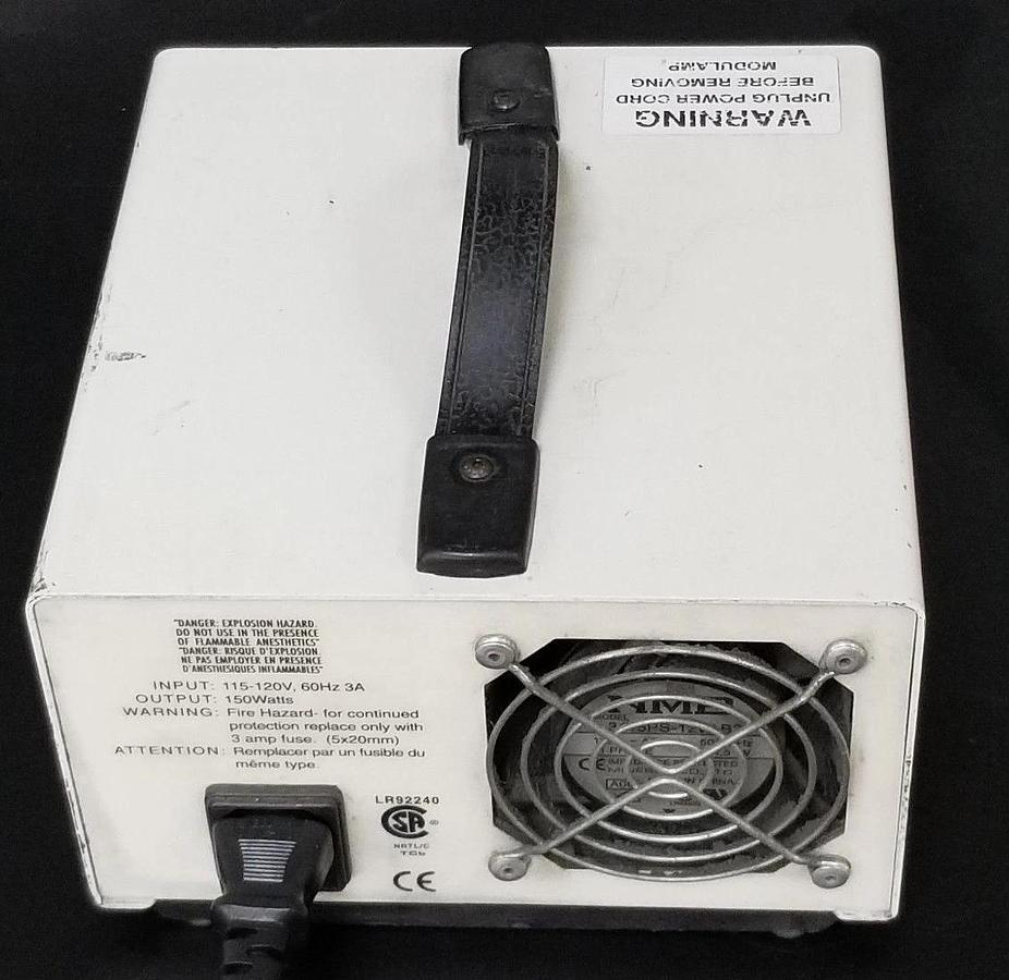 Used SCHOTT-FOSTEC ACE A20500.2 AC HALOGEN LIGHT SOURCE, 115V, DDL LAMP, A205002