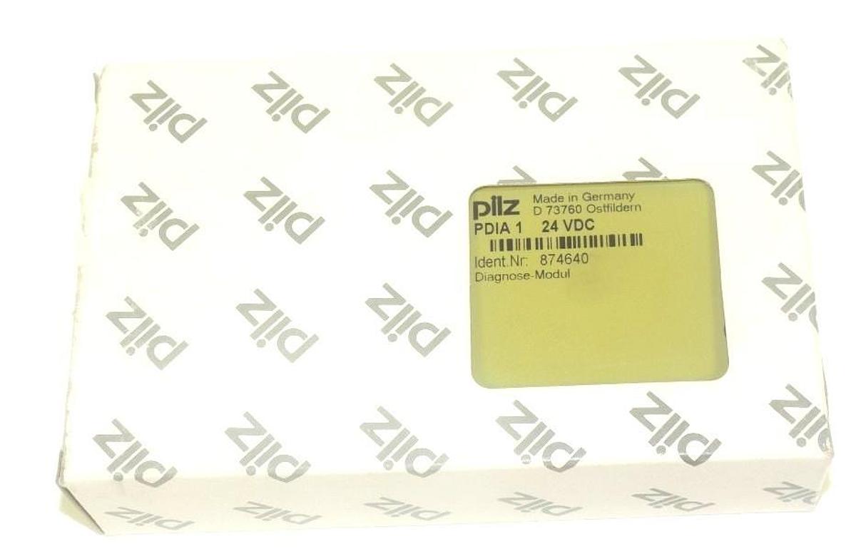 NIB PILZ PDIA 1 SAFETY RELAY IDENT. NR: 874640, 24VDC, PDIA 1 24VDC, PDIA124VDC