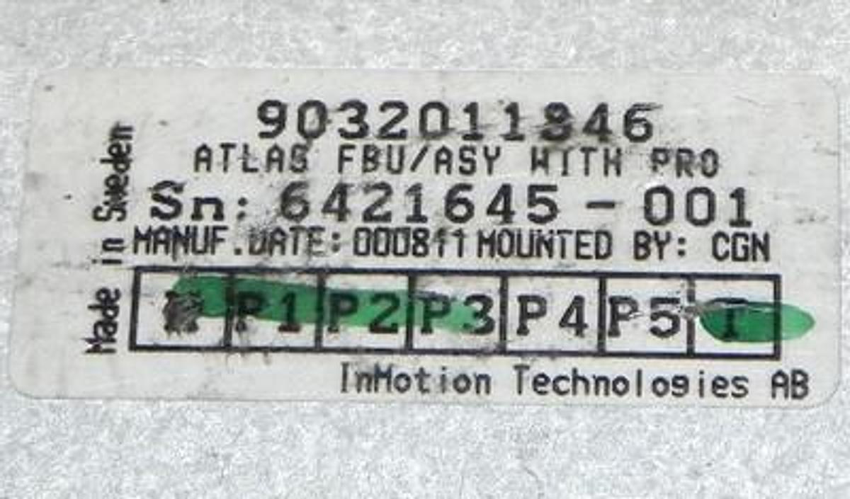 Used ATLAS COPCO 4240 0355 80 FIELD BUS UNIT W/PRO 9032011846, 4240-0355-80