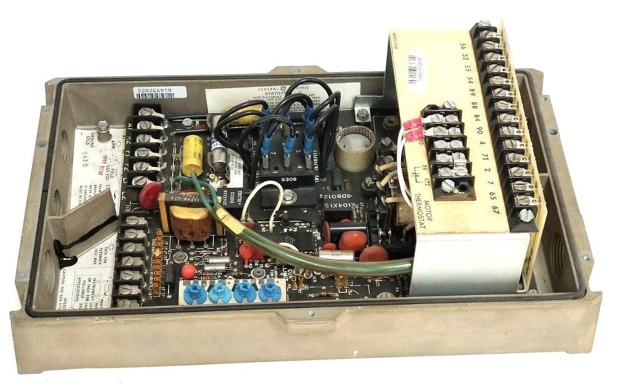 Used GE 6VFWC2100A3 STATOTROL 2 DRIVE 1HP, 193X643ABG 222, 44B331759-G02
