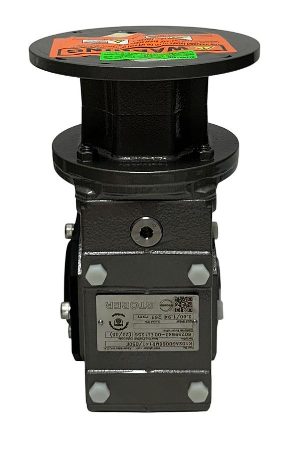 Used STOBER K102AG0066MR140/050F / K102AG0066MR140050F REDUCER 2.6HP/1.94kW NSNP
