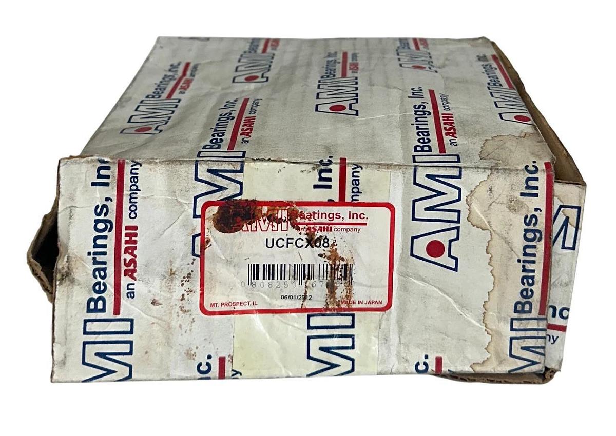 AMI BEARINGS UCFCX08 4-BOLT ROUND FLANGE MOUNT CARTRIDGE BEARING 40mm NSMP