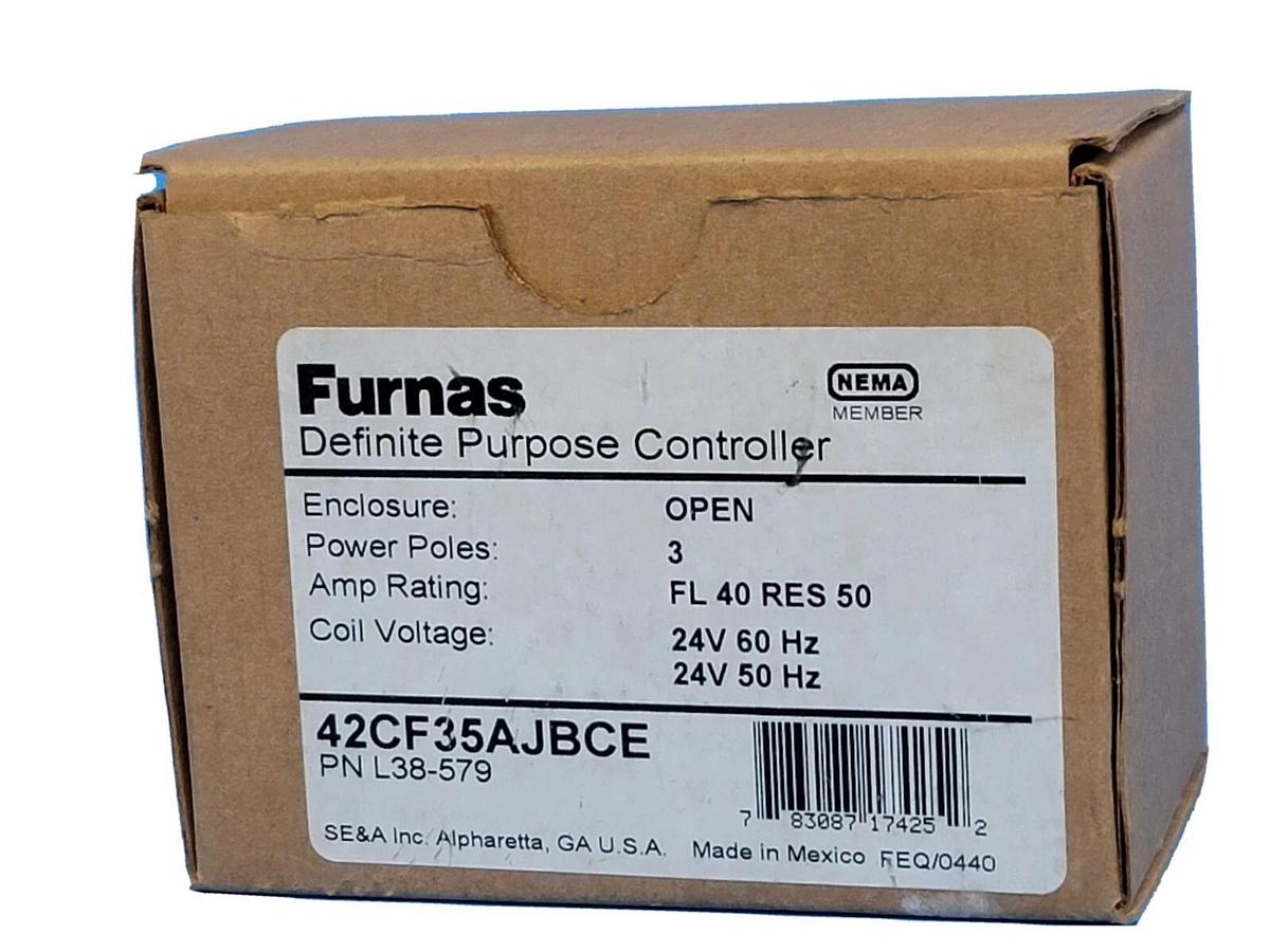 Used NIB FURNAS 42CF35AJBCE DEFINITE PURPOSE CONTROLLER 3-POLES