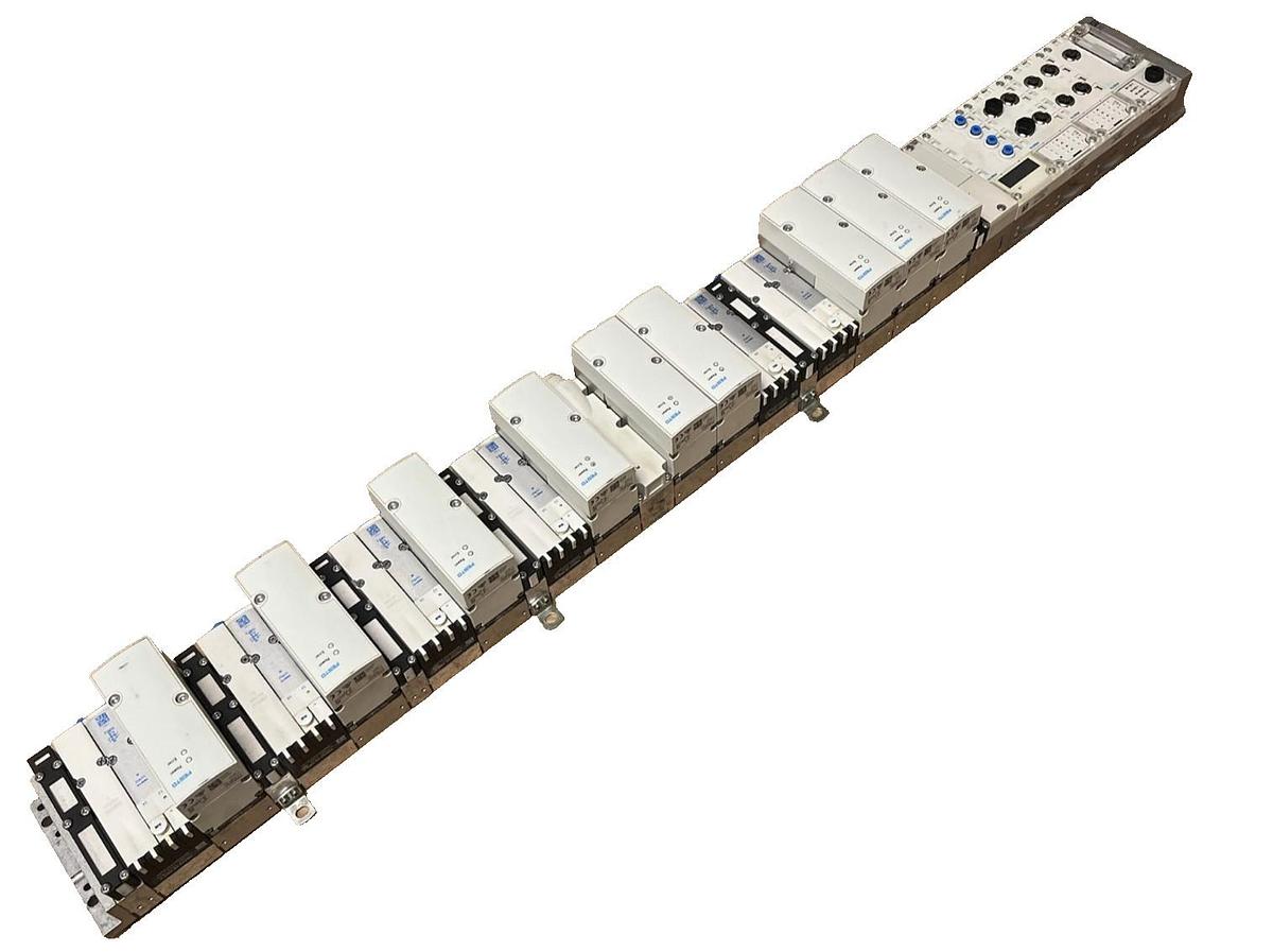 Used Festo CPX/MPA-S Terminal | EtherNet/IP CPX-FB32 | (9) VPPM Proportional (6) MPA2