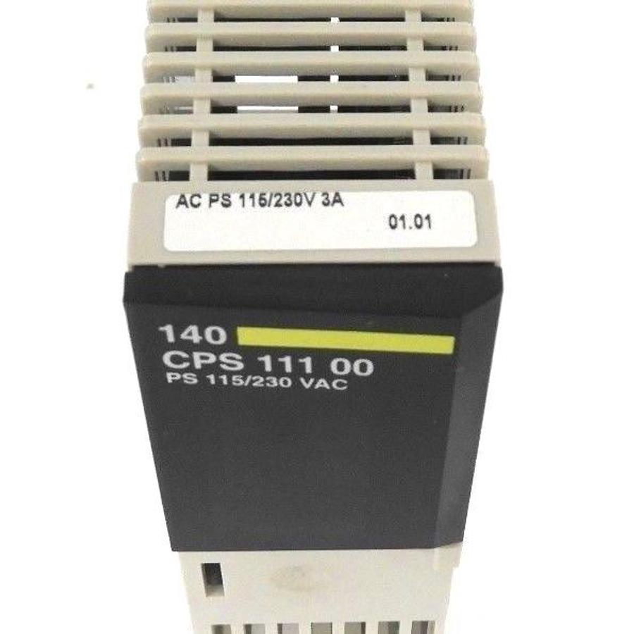 Used SCHNEIDER MODICON 140-CPS-111-00 AS PS 115/230V 3A MODULE 140CPS11100