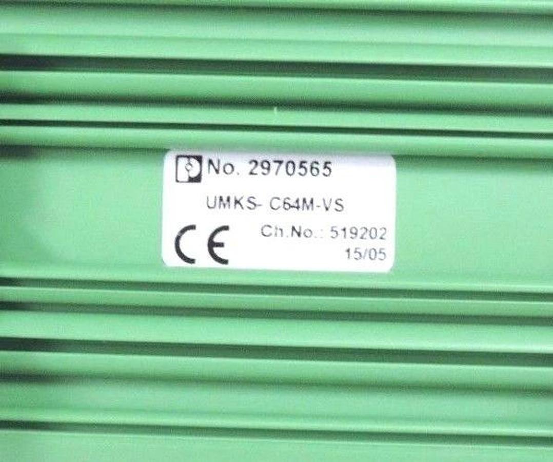 NIB PHOENIX CONTACT UMKS-C64M-VS TERMINAL BLOCK MODULE 2970565