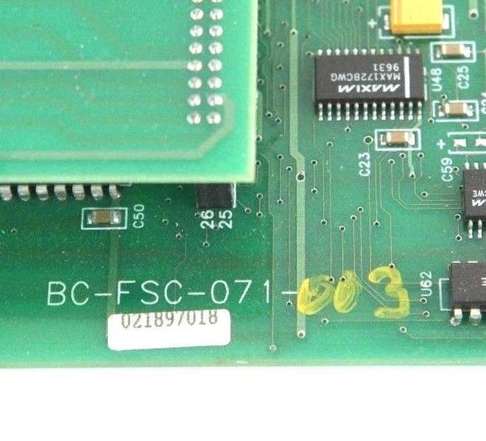 Used BETA TECH BC-FSC-071-003 SPINDLE CARD MODULE W/ BC-NULL-011-001 PC BOARD