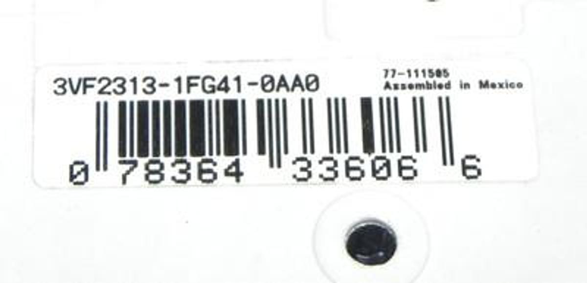 Used NEW SIEMENS 3VF2313-1FG41-0AA0 CIRCUIT BREAKER 3VF23131FG410AA0