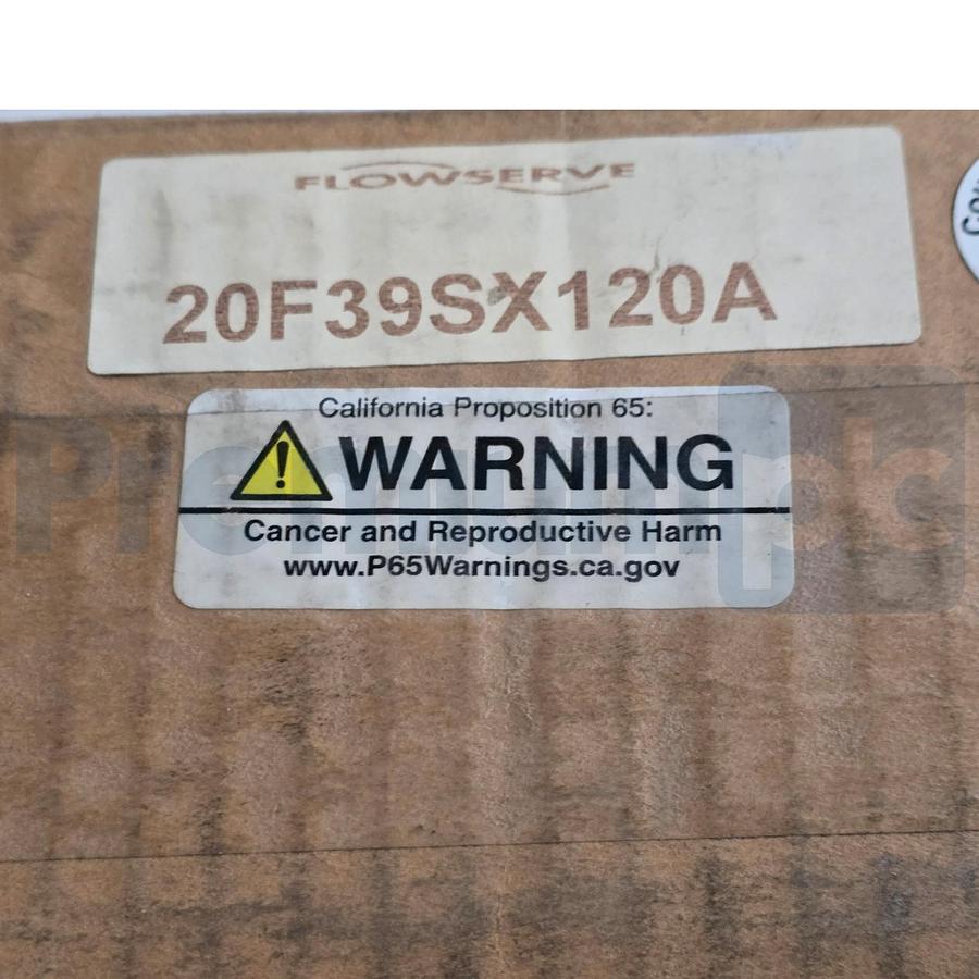 Used Flowserve Worcester 20F39SX120A R7 | F39 Pneumatic Actuator 339 In-Lbs w/Accs.