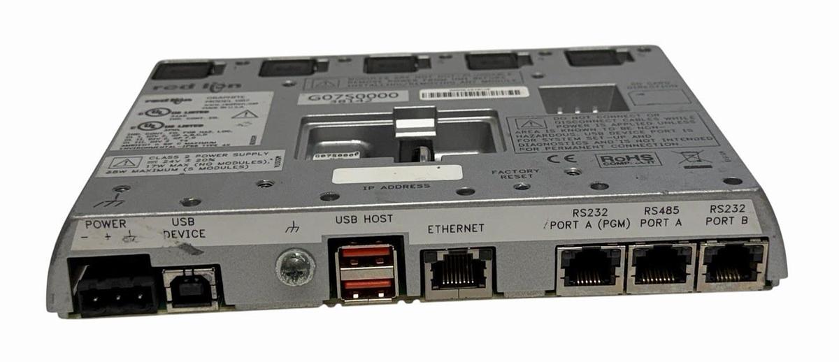 Used RED LION G07S0000 BACKPANEL FOR 7'' OPERATOR INTERFACE GRAPHITE MODEL G07