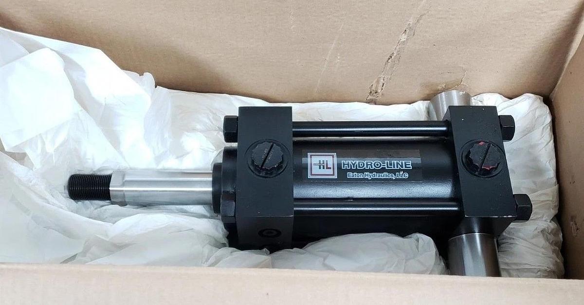 NIB EATON HYDRO-LINE N5W-3.25X4-B-1.38-2-T-H-R-1-1 CYLINDER 3000PSI J118