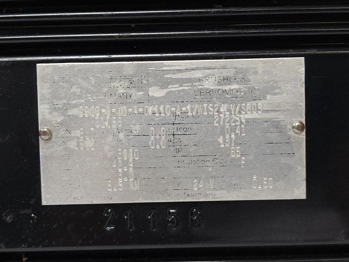 Refurbished REPAIRED INDRAMAT MAC090B-0-JD-4-C/110-A-1/WIS24LV/S005 SERVO MOTOR 272234