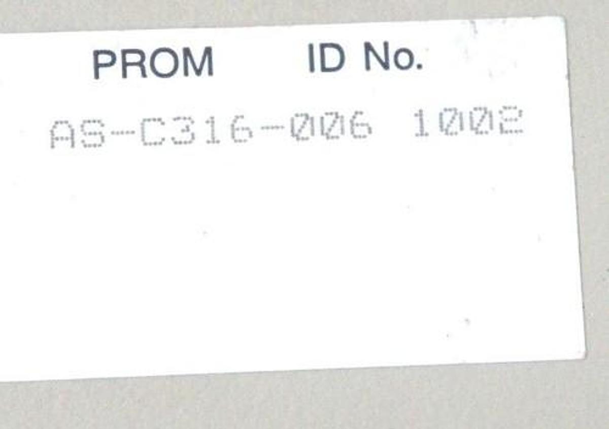 Used AEG MODICON PC-M984-230 PROGRAMMABLE CONTROLLER PN AS-1957-000 PROM AS-C316-006