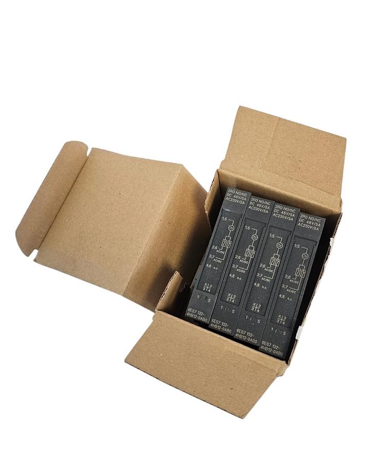 Used NEW SIEMENS 6ES7132-4HB12-0AB0 RELAY OUTPUT MODULES 6ES71324HB120AB0 (4/PACK)