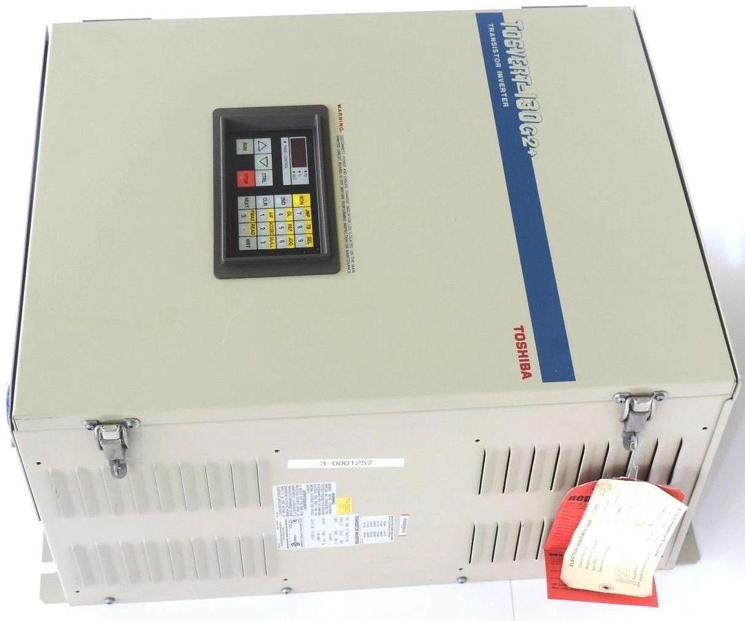 Refurbished TOSHIBA VT130G2-4330 TOSVERT-130G2+ TRANSISTOR INVERTER 30HP 45A PROF. REPAIRED