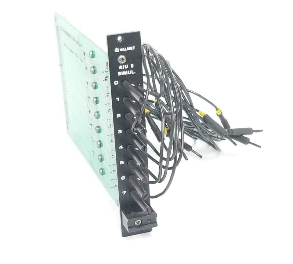 Used VALMET AUTOMATION A413200 AIU 8 SIMULATOR BOARD 191151 AIU-8 , 421522-1A