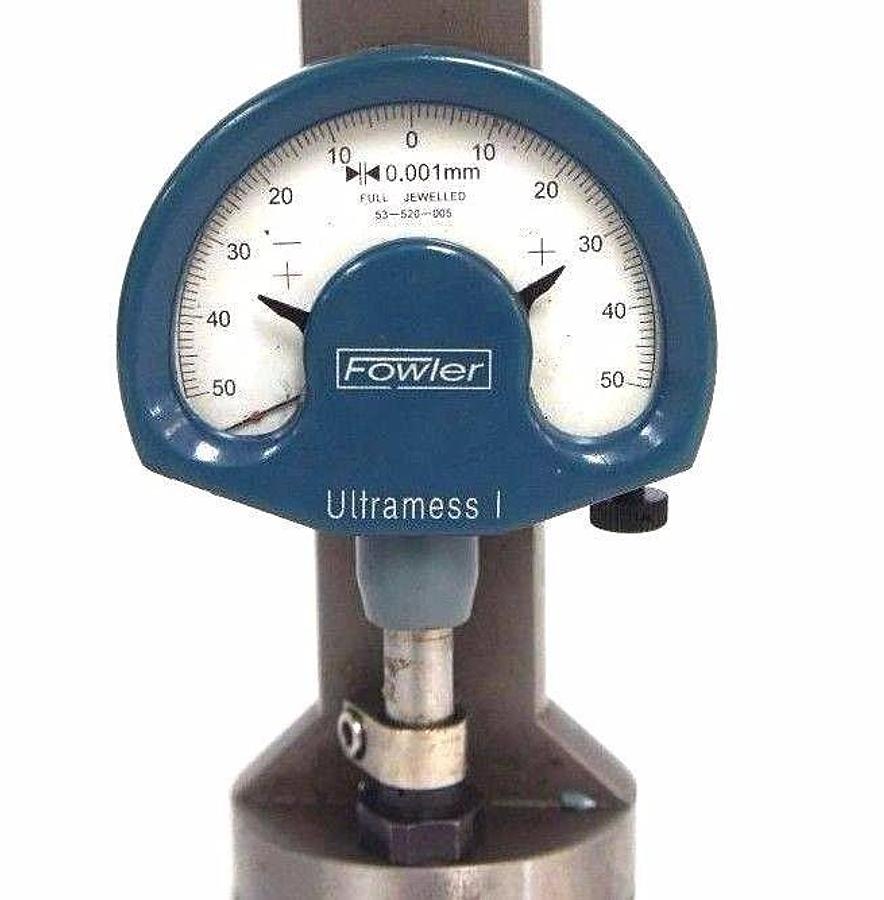 Used FOWLER ULTRAMESS I 53-520-005 INDICATOR 0.001MM W/ BALL GUIDE DISTANZMAB 300