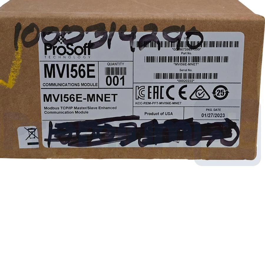 Used ProSoft MVI56E-MNET ControlLogix Modbus TCP/IP Communication Module NSMP
