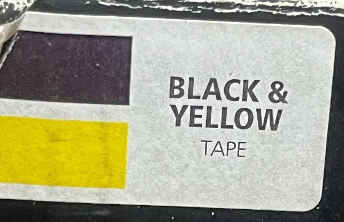 Used Skipper 01-OBY Retractable Safety Barrier 9m (30ft) Black/Yellow Tape NSMP