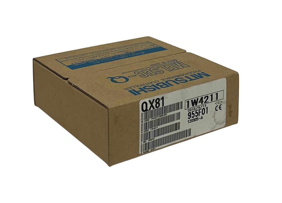 Used MITSUBISHI QX81 MELSEC-Q 32-PT DIGITAL INPUT MODULE 24VDC 4mA OEM NSFS
