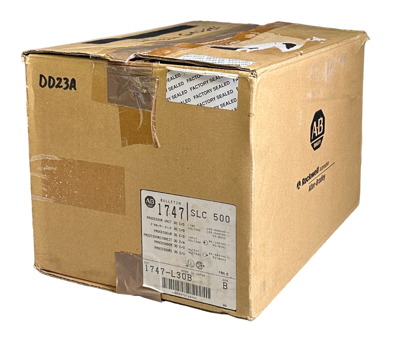 Used ALLEN BRADLEY 1747-L30B /B SLC500 PROCESSOR UNIT 30 I/O CONTROLLER NSMP