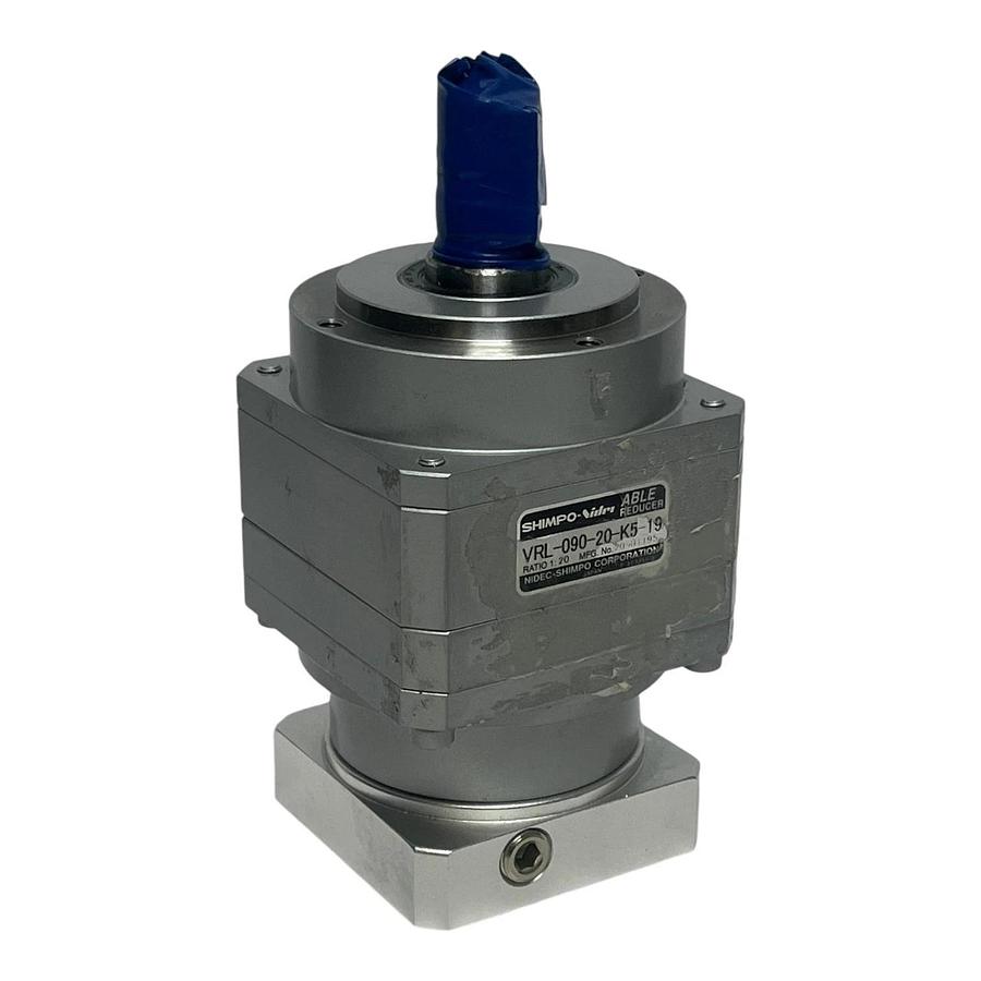 Shimpo Nidec VRL-090-20-K5-19 ABLE Reducer Planetary Gearbox Ratio 20:1 - NEW