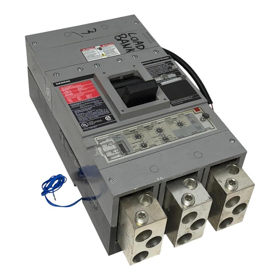 Used Siemens SCND69120ANTH Sentron SCND6 1200A 600V 3 Pole Circuit Breaker LSI
