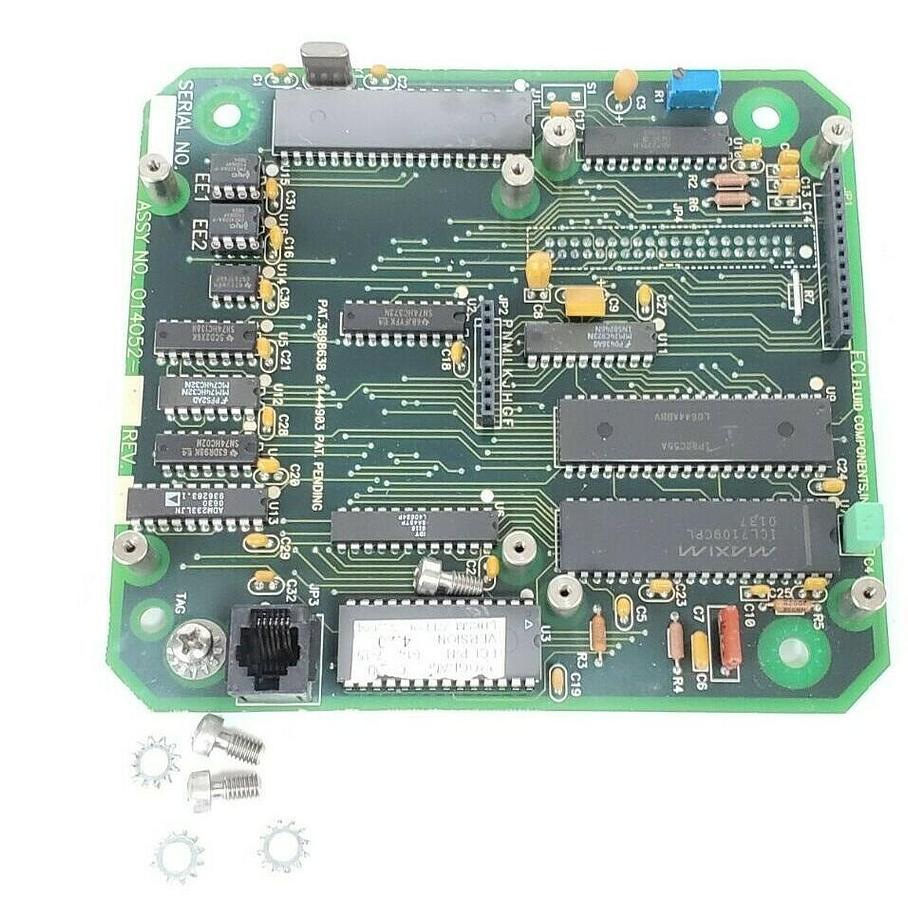Used FLUID COMPONENTS 014052-01 CONTROL BOARD INTERFACE PWB 014051-01 REV. C