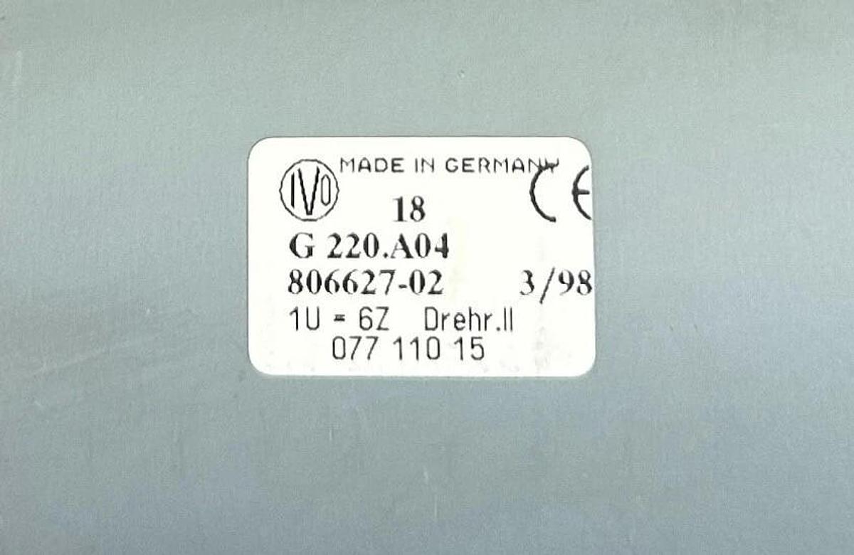 NEW IVO BAUMER G 220.A04 / 806627-02 ROTARY COUNTER 4-DIGIT NOS