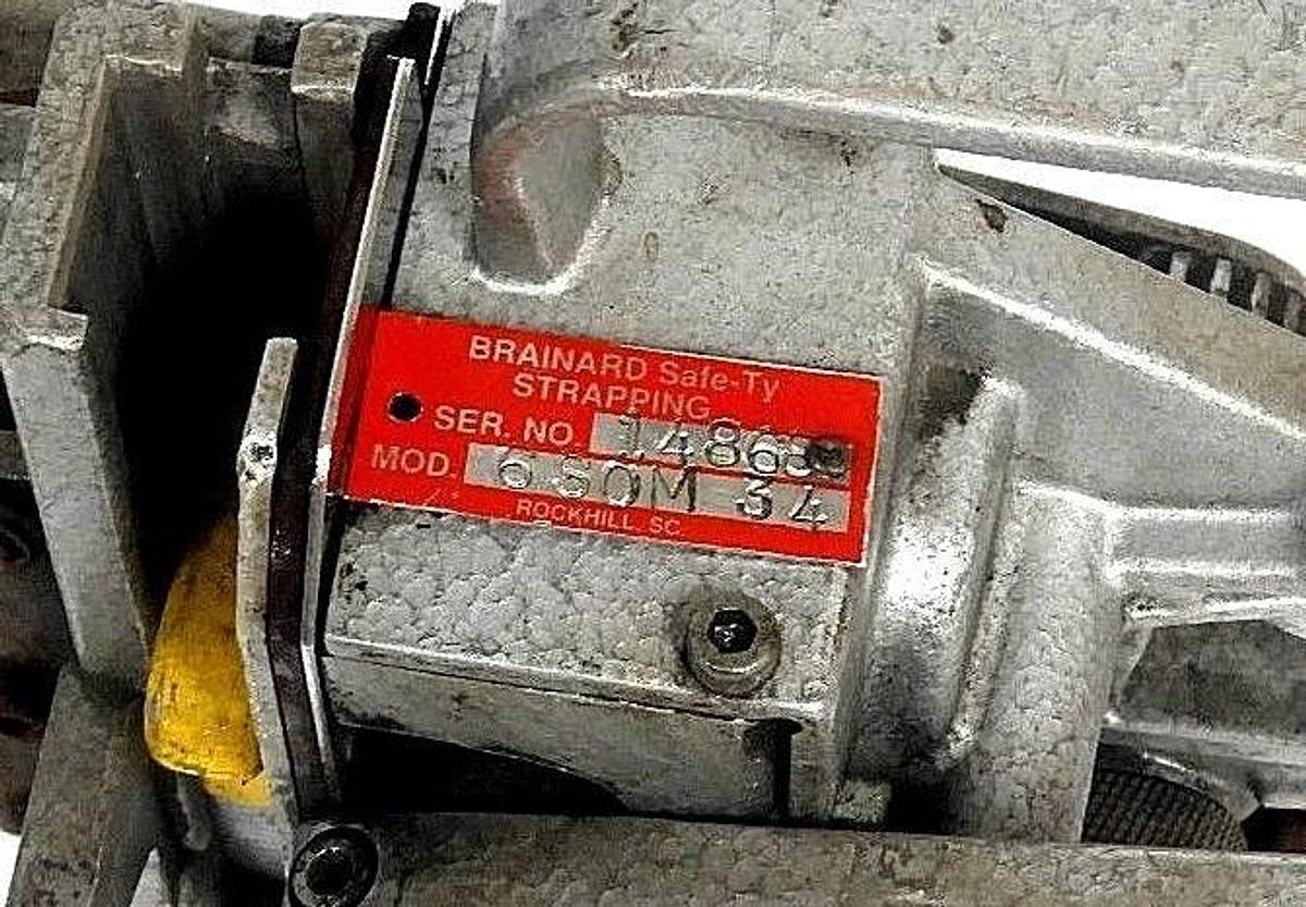 Used BRAINARD MODEL 6SOM34 STRAPPING TENSIONER ASSEMBLY