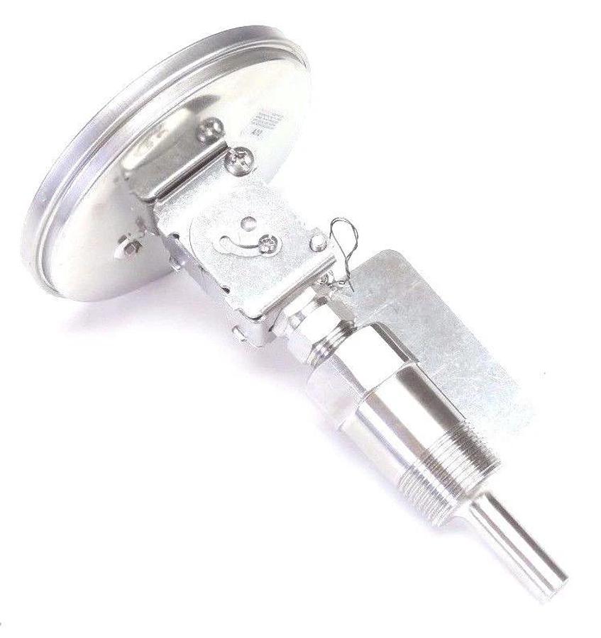 NEW ASHCROFT 559-TI-0370-B 5" BIMETAL THERMOMETER, 0-200 DEG F, 559TI0370B