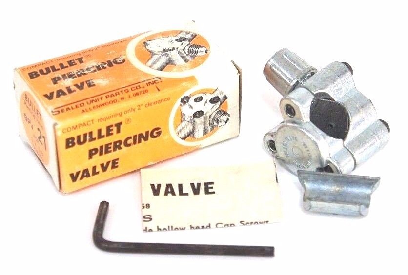 Used NIB BULLET PIERCING VALVE BPV 21 FOR 1/2" AND 5/8" TUBING