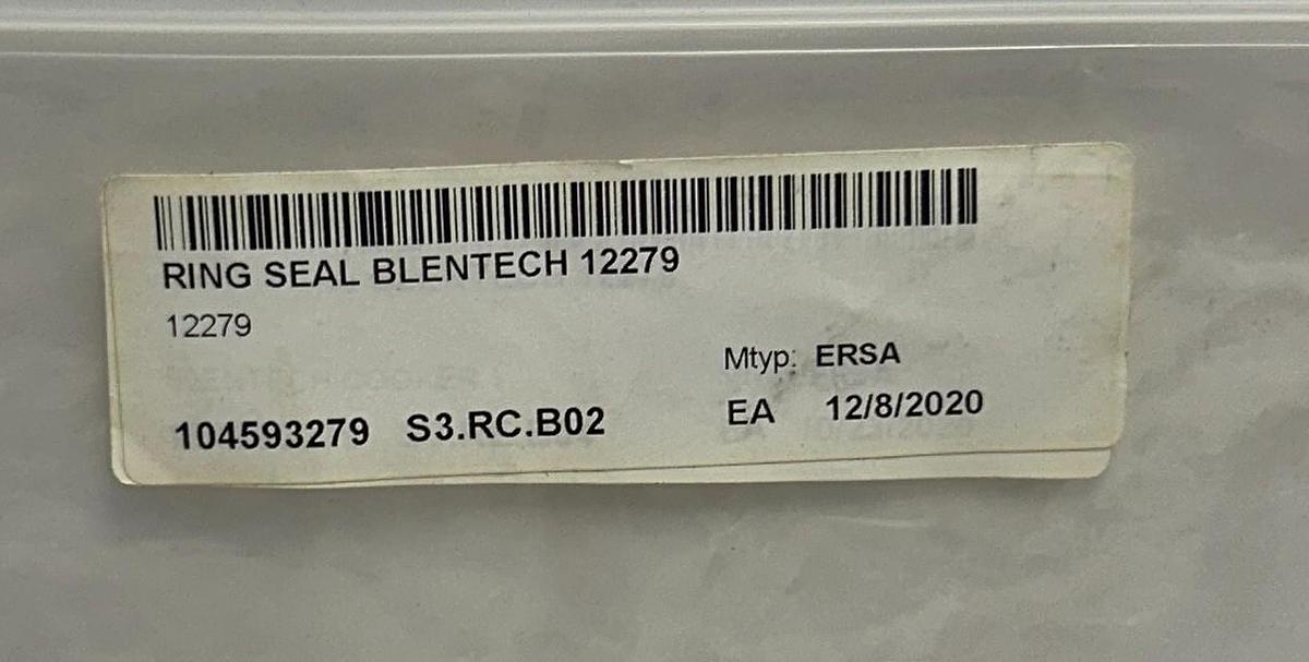 Used 2 ERSA 12279 OEM SEAL RINGS FOR BLENTECH COOKER 104593279 NSNP